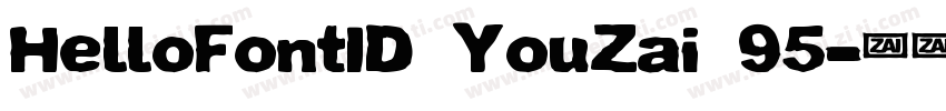 HelloFontID YouZai 95字体转换